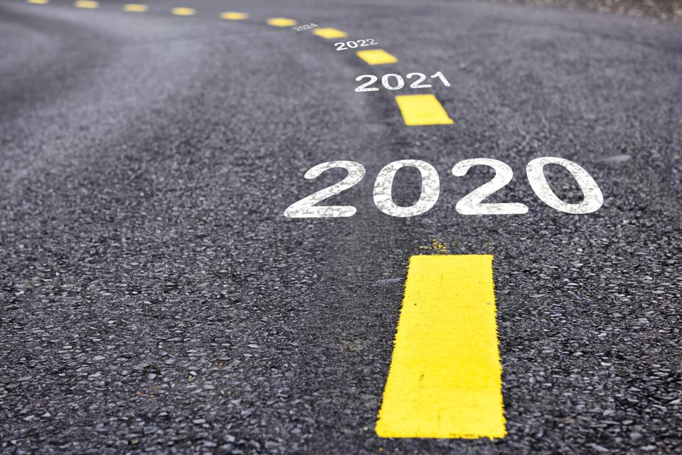 2020 happy new year concept